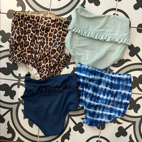 Kortni jeane Set of Four High-Waisted Bikini Bottoms - Picture 2 of 2